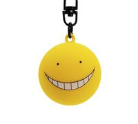 ABYSTYLE - ASSASSINATION CLASSROOM Koro 3D Keyring, Yellow, Dimensions : H. 3,5 cm x L. 3,5 cm