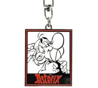 ABYSTYLE - ASTERIX Keyring Asterix, Red / Black, environ 3,6 x 4,7cm