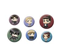 ABYstyle Attack On Titan Chibi Characters Badge Pack