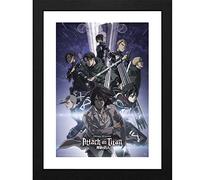 ABYstyle Attack On Titan Season 4 Key Art 2 30 x 40cm Framed Collector Print