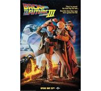 ABYSTYLE - Back to the Future III Poster - Official Product - Movie Poster - Format 91.5 x 61 cm - High Quality Laminated Paper