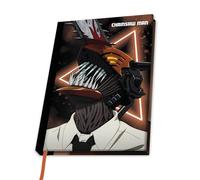 ABYSTYLE CHAINSAW MAN A5 Notebook - Official Product - A5 Size - Hardcover - Ruled Pages - Collector Design