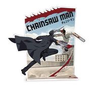 ABYSTYLE Chainsaw Man Denji vs Demons Acrylic Diorama - Official Product - Size 13 x 15 cm - Stand Included - Collector's Action Scene