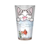 ABYSTYLE Chi's Sweet Home Cute Kitty Cat One (1) Pint Size Drinking Glass 14 Oz. Anime Manga Drinkware Home & Kitchen Essential Gift. Includes 1 glass