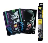 ABYSTYLE DC COMICS Set of 2 Chibi Batman and Joker Posters
