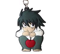 ABYSTYLE Death Note Detective L Soft PVC Keychain 3.8 x 5cm Anime Manga Accessories Merch Gift, L PVC Keychain
