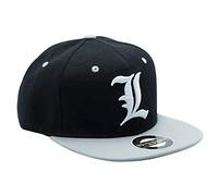 ABYstyle Death Note L Snapback Cap - Black & Grey