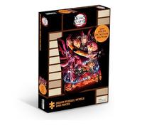 ABYstyle Demon Slayer Key Art Battle Scene Jigsaw Puzzle 1000 pcs Ideal Gift for Anime and Puzzle Enthusiast Family- Friendly Activity