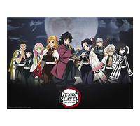 ABYSTYLE Demon Slayer Kimetsu No Yaiba Pillars Unframed Mini Poster 15" x 20.5" Features The Nine Pillars Anime Manga Wall Art Prints for Bedroom Office Room Decor