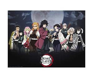 ABYSTYLE Demon Slayer Kimetsu No Yaiba Pillars Unframed Mini Poster 15" x 20.5" Features The Nine Pillars Anime Manga Wall Art Prints for Bedroom Office Room Decor