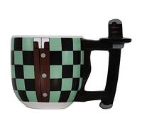 ABYSTYLE Demon Slayer Kimetsu No Yaiba Tanjiro Sword Ceramic Coffee Tea Mug Holds 16 Fl Oz. Anime Manga Drinkware Home & Kitchen Merch Gift, ABYMUGA076