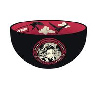 ABYSTYLE Demon Slayer Tanjiro 600ml Ceramic Bowl| Cereal Bowl | Popcorn Bowl | Kitchen Decor |Demon Slayer Merchandise