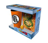 ABYstyle Dragon Ball 400ml Glass & A6 Notebook & Metal Pin Badge Gift Set