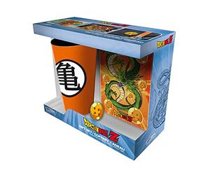 ABYstyle Dragon Ball 400ml Glass & A6 Notebook & Metal Pin Badge Gift Set