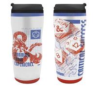 ABYSTYLE - Dungeons and Dragons - Travel Mug Sketch of Dice, ABYTUM086