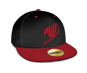 ABYstyle Fairy Tail Emblem Snapback Cap - Black & Red
