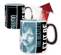 ABYSTYLE GB Eye The Beatles Let it Be Ceramic Coffee Tea Heat Change Mug 16 Fl Oz Music Band Drinkware Home & Kitchen Merch Gift