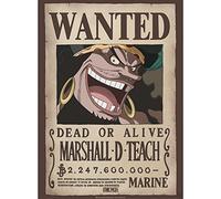 ABYSTYLE GBEye One Piece Poster Wanted Blackbeard (52 x 38 cm)