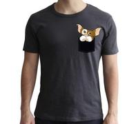 Gremlins - Pocket Gizmo Dark Grey - T-Shirt - grey - XS - 100% Cotton,Jersey XS