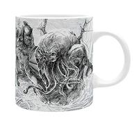 ABYstyle H.P Lovecraft Cthulhu Attacks Ceramic Coffee Tea Mug 16 Oz. Horror Story Cult Classic Creature Drinkware Dishwasher Microwave Safe Merch Gift