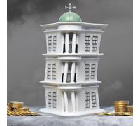 Harry Potter Gringotts Money Box white green Onesize
