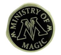 ABYSTYLE Harry Potter Ministry of Magic Pin - Black/Gold Metal - Officially Licensed - Unisex
