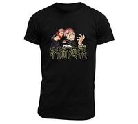 ABYstyle - Jujutsu Kaisen Itadori & Sukuna T-Shirt, Black, M