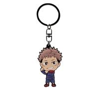 ABYSTYLE - JUJUTSU KAISEN Yuji Itadori PVC Keyring, Multicolored, H. 5,8 cm x L. 3,5 cm