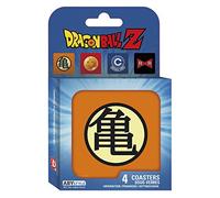 ABYstyle Marvel Dragon Ball Set of 4 Symbols Coasters for Adults, ABYCOS003,10 x 10 cm