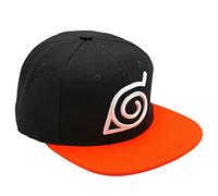 ABYstyle Naruto Konoha Snapback Cap - Black & Orange