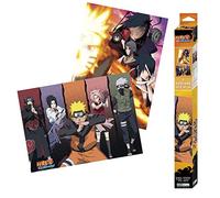 ABYstyle Posters Naruto Shippuden Chibi Groups - Set of 2, 52x38, Multicolored, 170g/m²