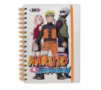 ABYSTYLE Naruto Shippuden Team 7 & Hokage Spiral Hardcover Notebook