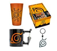 ABYSTYLE NARUTO SHIPPUDEN - XXL Crystal Gift Box + 3D Keychain + 3D Mug