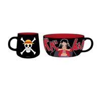 ABYSTYLE One Piece Luffy Mug & Bowl Breakfast Set | One Piece Kitchen Decor | One Piece Mug | Breakfast Set | One Piece Merchandise | One Piece Gifts