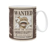 ABYSTYLE One Piece Luffy Wanted Ceramic Novelty Coffee & Tea 460ml / 16.2oz Mug | One Piece Mug | Coffee Mug | One Piece Merchandise | One Piece Gifts