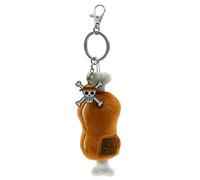 One Piece Meat On A Bone Plush 3D Key Chain