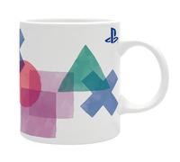 ABYSTYLE PlayStation Shapes Ceramic Novelty Coffee & Tea 320ml / 11oz Mug | PlayStation Mug | Coffee Mug | PlayStation Merchandise | PlayStation Gifts