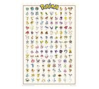 ABYSTYLE - POKEMON Kanto Poster 151 French (36" x 24")