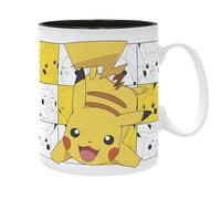 ABYSTYLE Pokémon Pikachu Comic Strip Ceramic Novelty Coffee & Tea 460ml / 16.2oz Mug | Pokémon Mug | Coffee Mug | Pokémon Merchandise | Pokémon Gifts