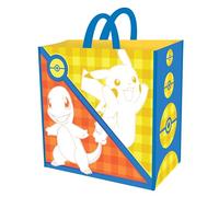 ABYSTYLE Pokemon Starters Kanto Shopping Bag - Official Merchandise - Large Format - Pikachu, Bulbizarre, Salamèche & Carapuce