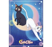 ABYSTYLE - Poster Sailor Moon Luna & Artemis - Official Product - Size 52 x 38 cm - High Quality Laminated Paper - Magic Manga Poster