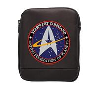 ABYSTYLE - Star Trek - Starfleet Small Vinyl Messenger Bag, Black