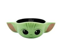 ABYSTYLE Star Wars The Mandalorian Grogu 3D Ceramic Bowl | 600ml | Green | Contemporary | Cereal, Popcorn Bowl