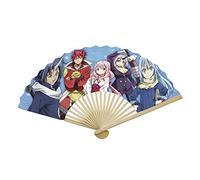 ABYSTYLE That Time I Got Reincarnated as a Slime Group Folding Handheld Rave Fan 16.5" Across Anime Manga Accessories Merch Fans