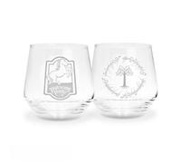 Abystyle The Lord Of The Rings Prancing Pony & Gondor - 2 Glass Set