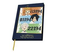 ABYstyle The Promised Neverland Orphans Hardcover Notebook 8.5" x 6.1" with 180 Lined Pages Office School Supplies Stationary Gift Office Product Anime Manga