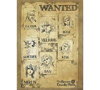 ABYstyle - The Seven Deadly Sins Wanted Poster, 52 x 38 cm