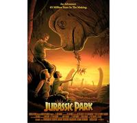 ABYSTYLE - Vintage Jurassic Park Poster - Official Product - Maxi Size 91.5 x 61 cm - High Quality Paper - Collector Design