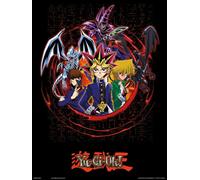 ABYstyle Yu-Gi-Oh Key Characters Red 30 X 40Cm Collector Print