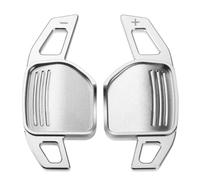 abywrpagg Compatible with A3 S3 8V A4 S4 A5 S5 B8.5 A6 S6 A7 S7 C7 Q5 Q7 2013 2014 2015 2016 Aluminum Steering Wheel Shifter Paddle Extension(for Type B Silver)